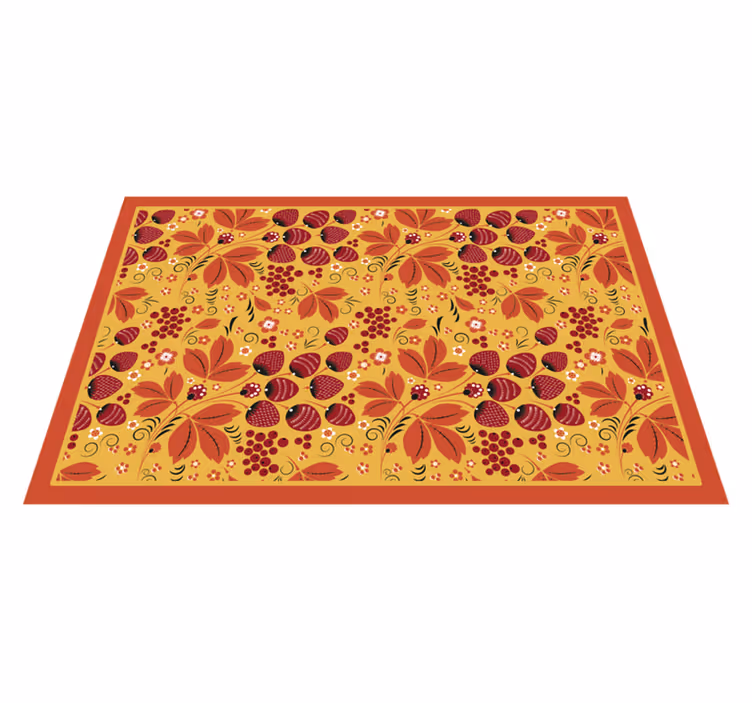 Set de table original motif floral coloré - TenStickers