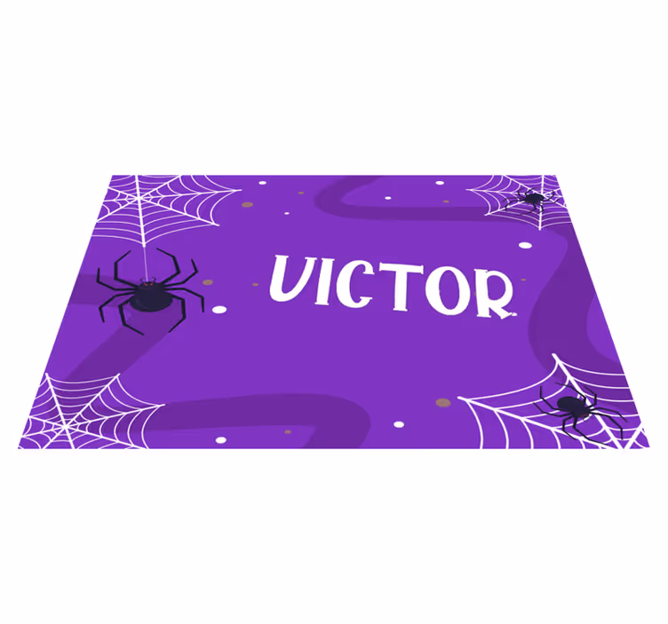 Set de table halloween toiles d'araignées effrayantes - TenStickers