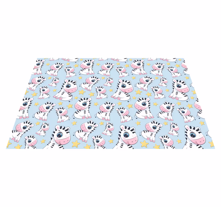 Set de table enfant motif zèbre adorable - TenStickers