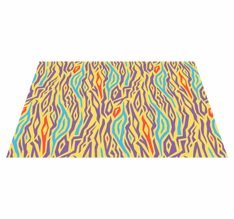 Set de table motif abstrait coloré - TenStickers