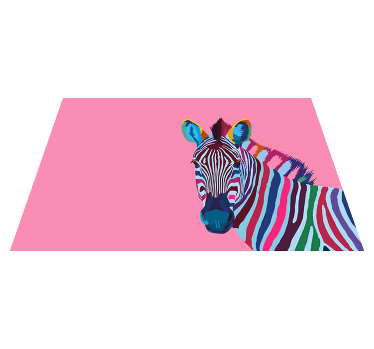 Set de table zebre Pop art - TenStickers