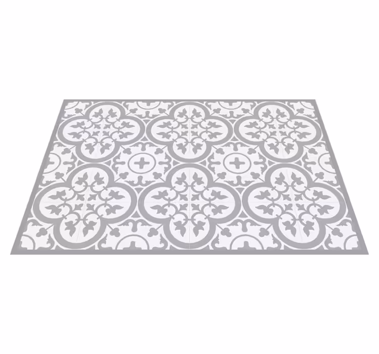 Set de table moderne motif carreaux sophistiqué - TenStickers