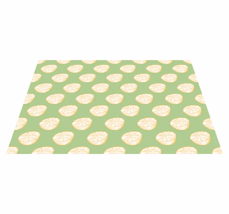 Set de table moderne motif tranche de citron - TenStickers