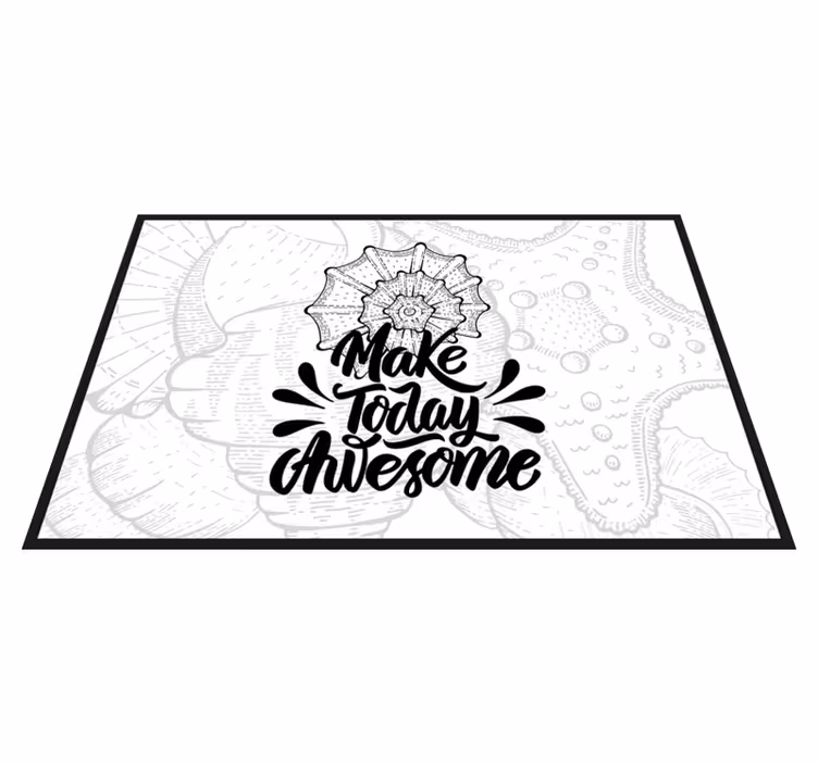 Set de table citation rendez aujourd'hui génial - TenStickers