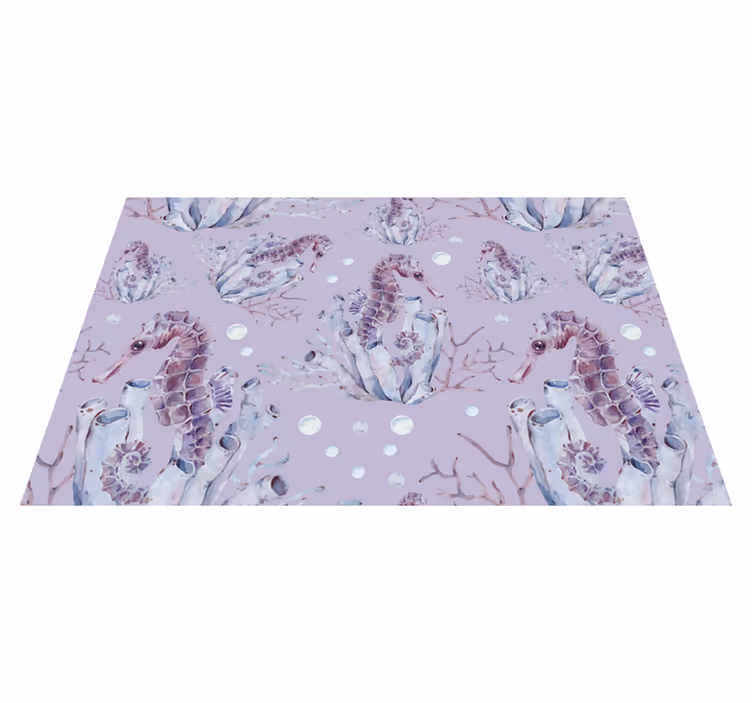 Set de table original motif hippocampe - TenStickers
