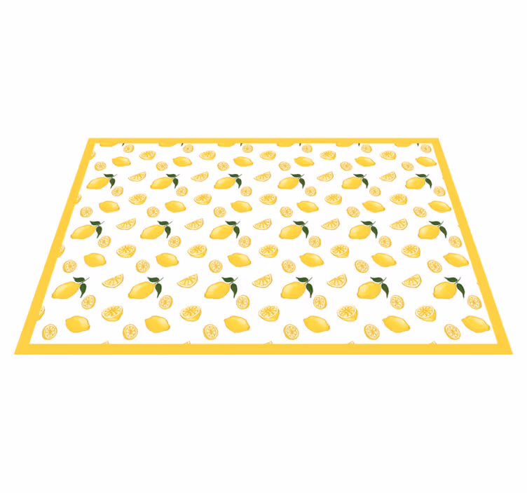 Set de table original motif citron - TenStickers