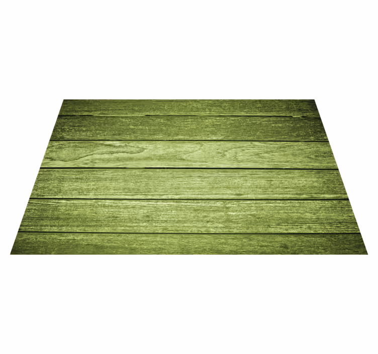 Set de table design bois Texture en bois vert - TenStickers