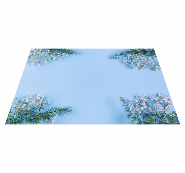 Set de table original accent floral - TenStickers