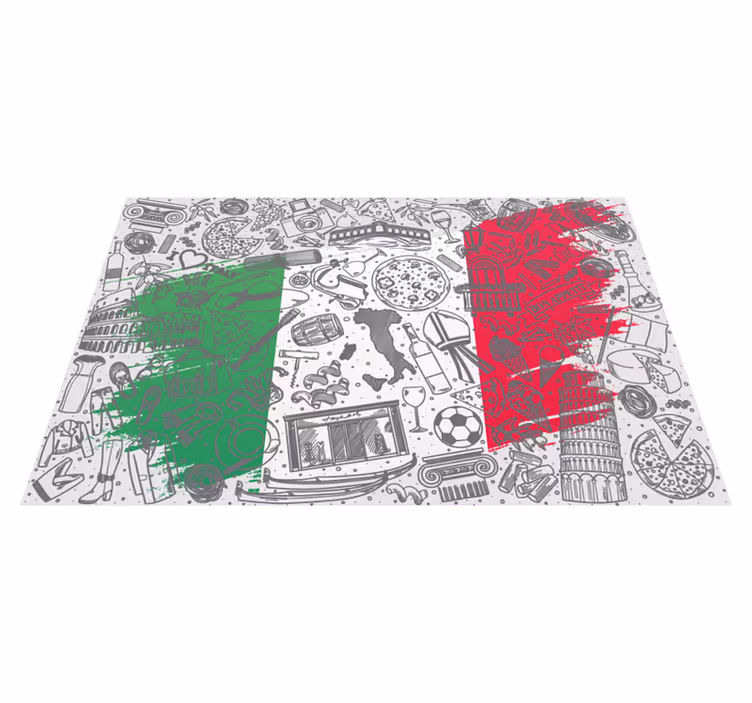 Set de table original thème culinaire italien - TenStickers