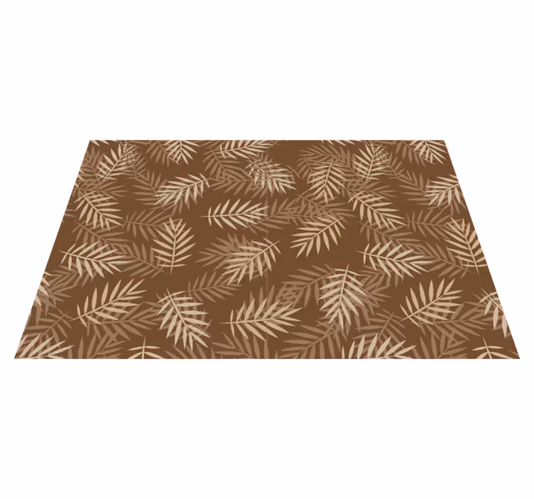 Set de table motif feuilles naturelles - TenStickers