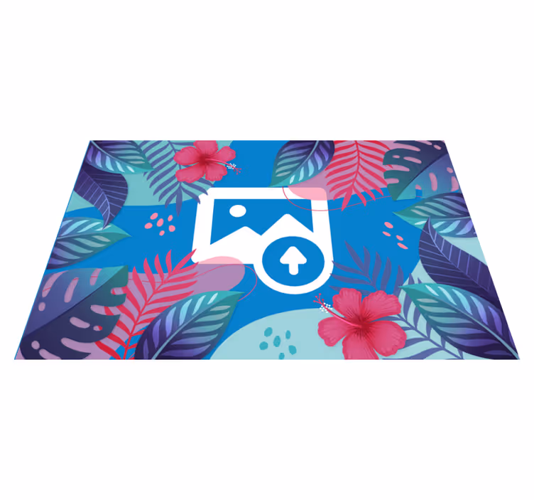 Set de table original feuilles tropicales colorées - TenStickers