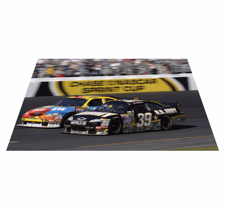 Set de table design enfant Voitures de course nascar - TenStickers