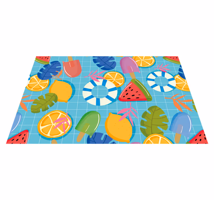 Set de table enfant fruits et crème glacée - TenStickers