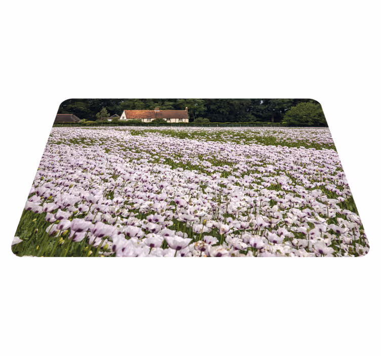 Set de table original champ de fleurs de lavande - TenStickers