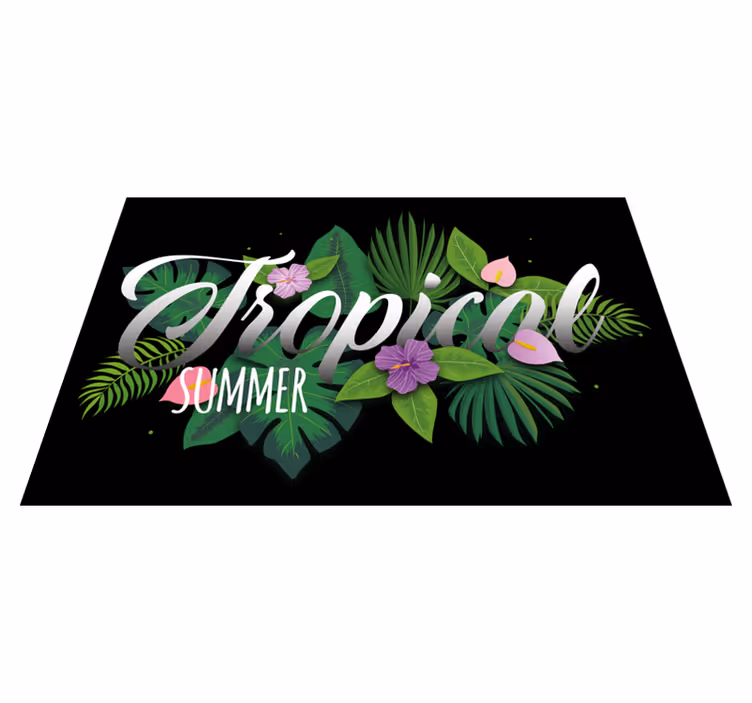 Set de table original ambiance estivale tropicale - TenStickers