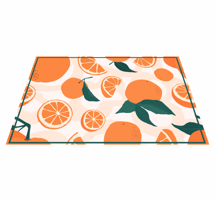Set de table original tranche de citrus - TenStickers