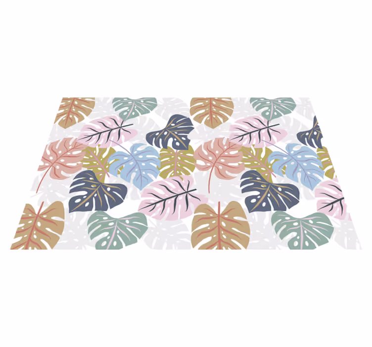 Set de table original imprimé feuilles tropicales - TenStickers