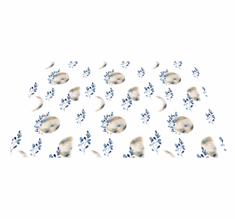 Set de table original motifs de lune céleste - TenStickers