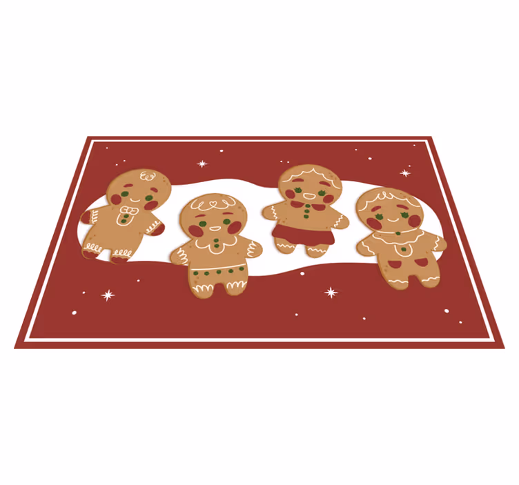 Set de table noel Motifs de biscuits au pain d'épice - TenStickers