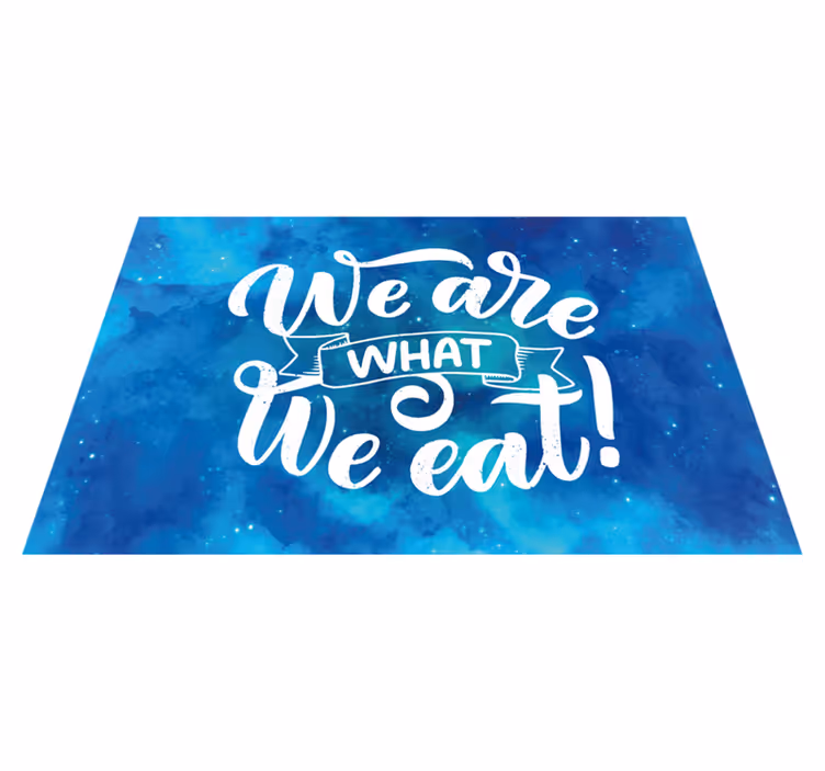 Set de table citation art de citation inspirante - TenStickers