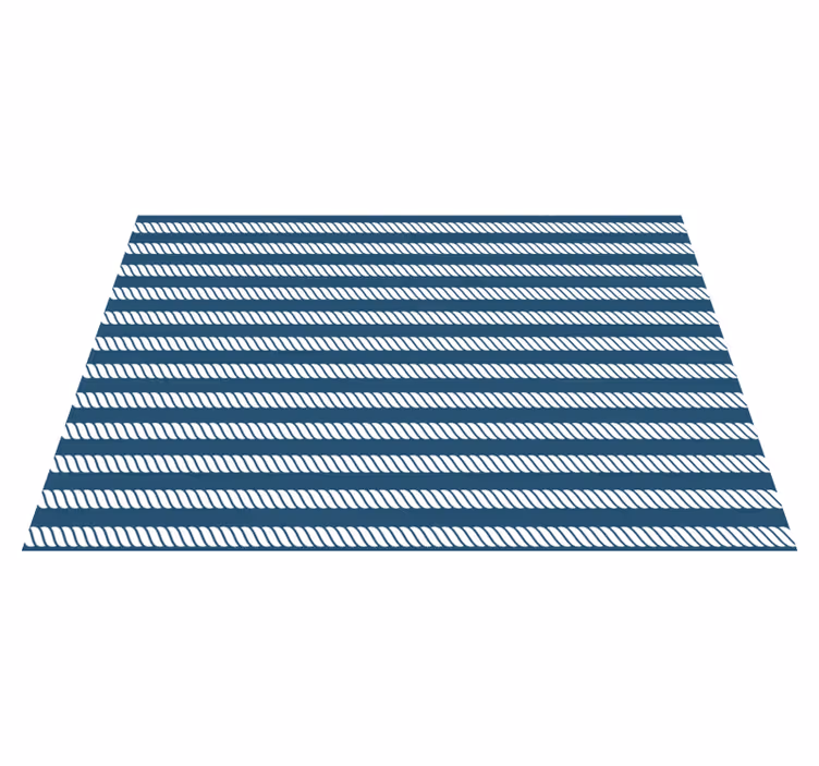 Set de table moderne motif rayé marine - TenStickers
