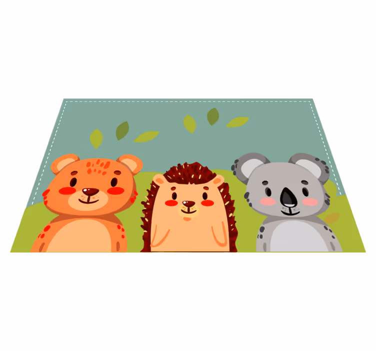 Set de table Collection d'animaux sauvages - TenStickers