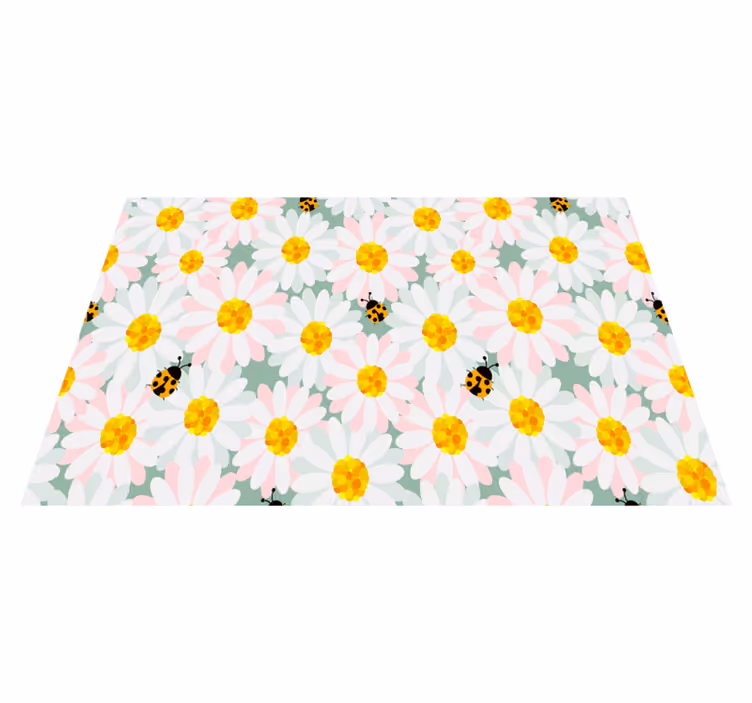 Set de table original motifs floraux lumineux - TenStickers