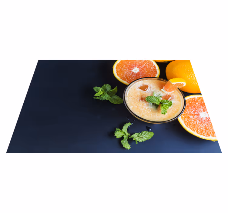 Set de table maison boisson aux agrumes fraîche - TenStickers