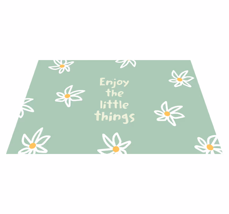 Set de table original fleurie marguerite - TenStickers
