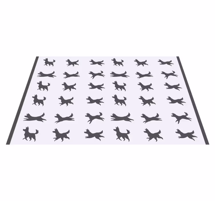 Set de table original motif canin élégant - TenStickers