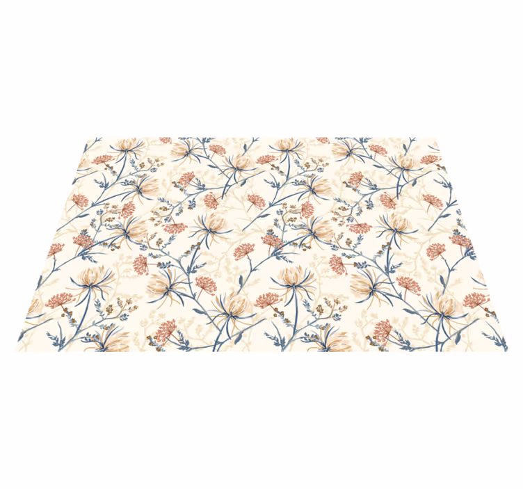 Set de table moderne Ensemble de fleurs vintage - TenStickers