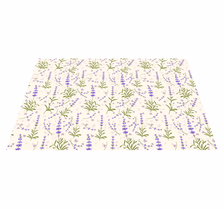Set de table à motif floral lavande - TenStickers