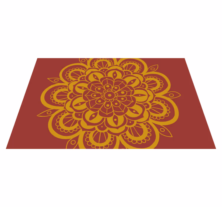Set de table original motif floral élaboré - TenStickers