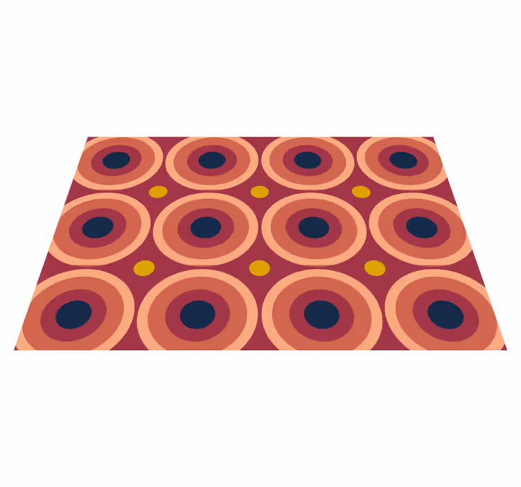 Set de table original motif circulaire géométrique - TenStickers