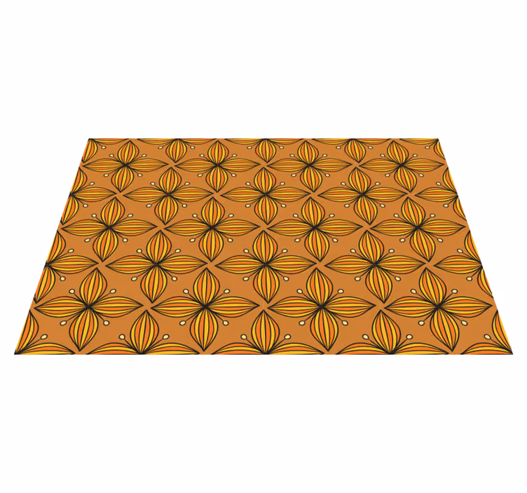 Set de table original motif géométrique floral - TenStickers