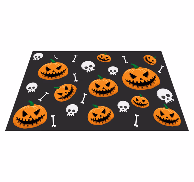 Set de table halloween motif de citrouilles - TenStickers