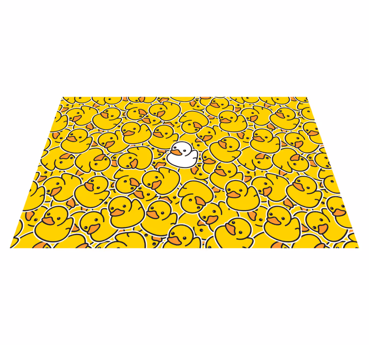 Set de table moderne Canard blanc mignon différent - TenStickers