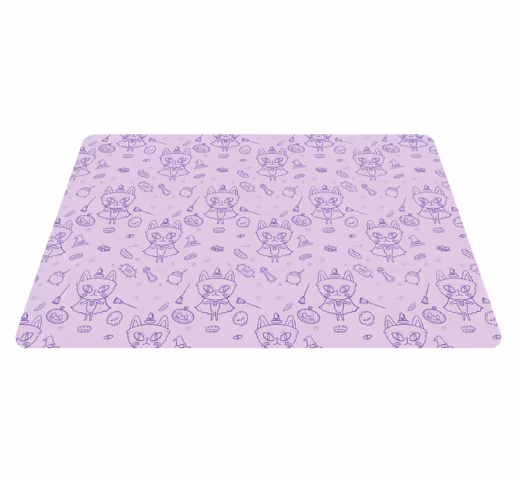Set de table enfant motif chat fantaisiste - TenStickers