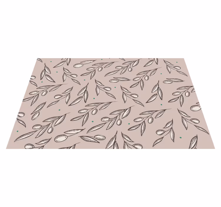 Set de table concept Élégant feuille - TenStickers