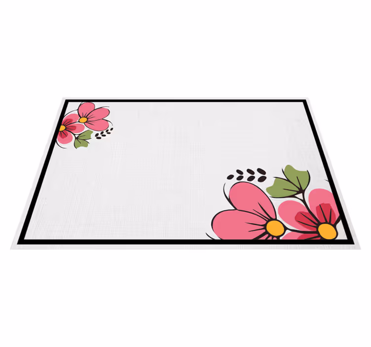 Set de table original design à motif floral - TenStickers
