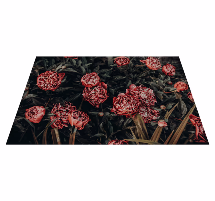 Set de table fleurs vibrantes et colorées - TenStickers