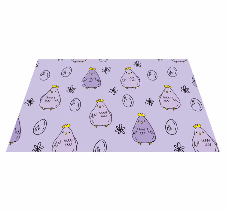 Set de table enfant motif jolis poules - TenStickers