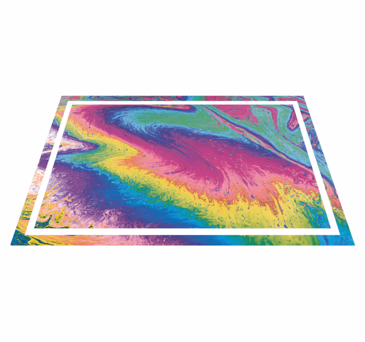Set de table original motif abstrait vibrant - TenStickers