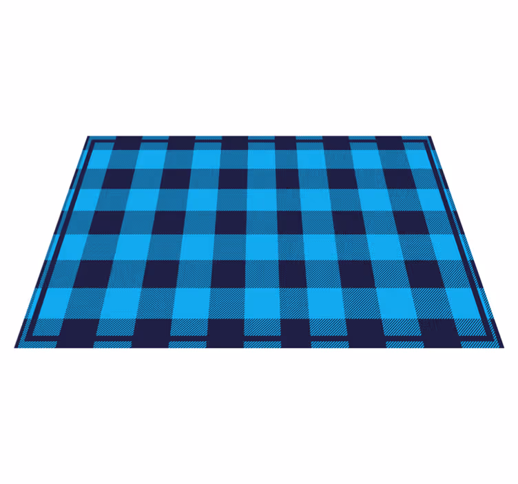 Set de table design à motif à carreaux - TenStickers