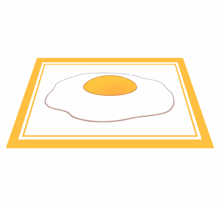 Set de table pour maison Oeuf au plat côté ensoleillé - TenStickers