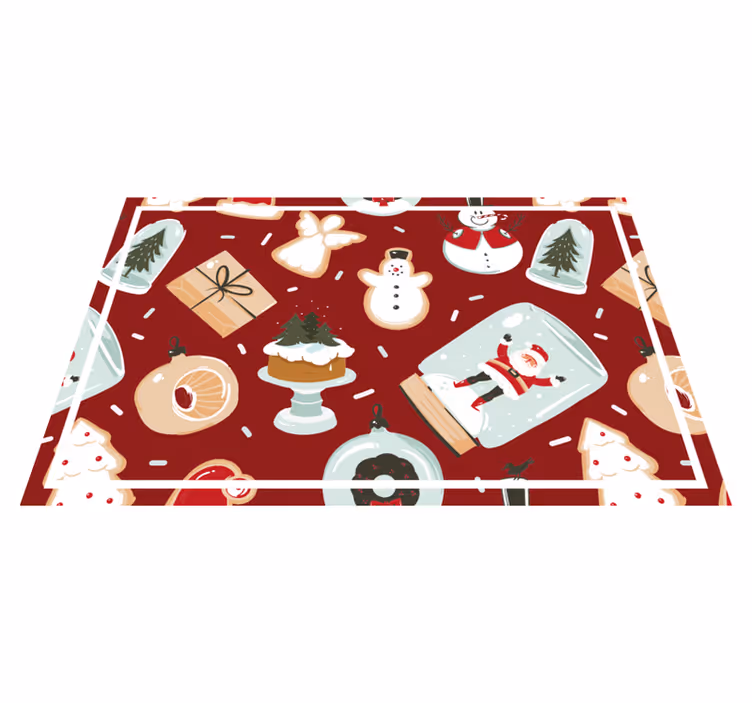 Set de table noël motifs festifs de fêtes - TenStickers