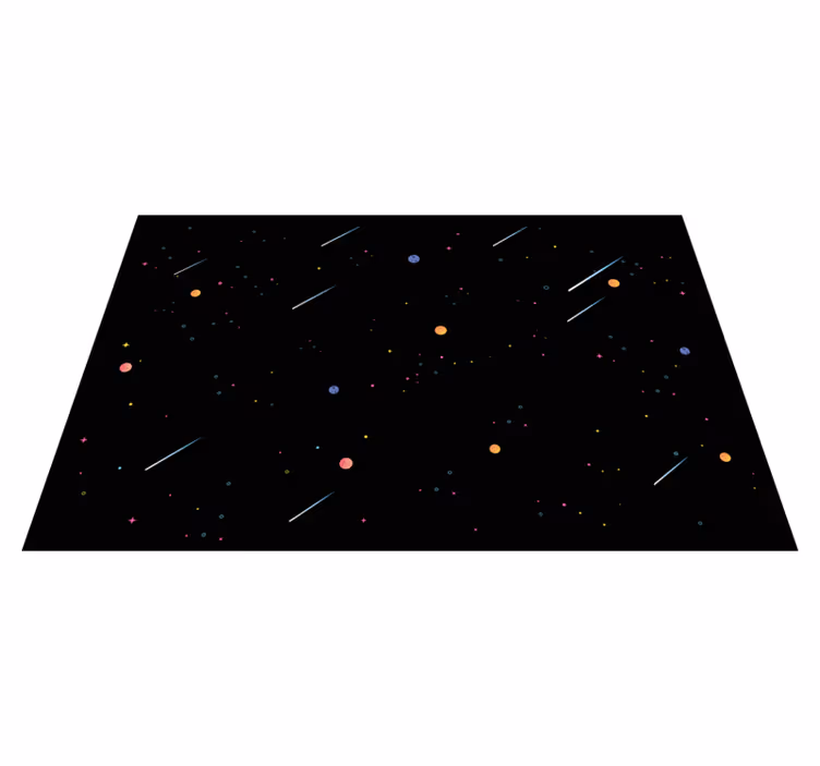 Set de table Espace avec étoiles filantes - TenStickers