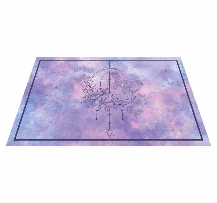 Set de table original design floral lune - TenStickers
