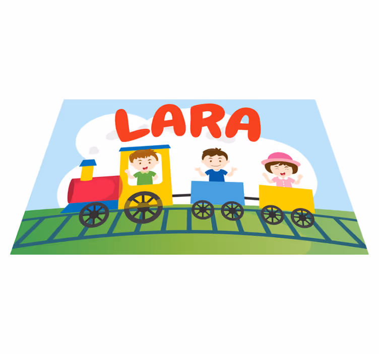 Set de table enfant illustration train - TenStickers