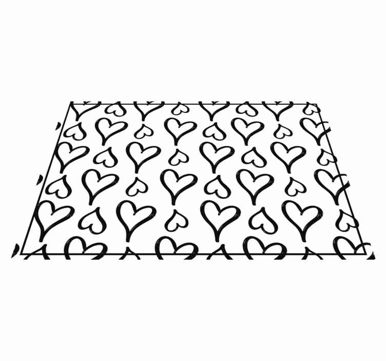 Set de table enfant motif cœurs amusant - TenStickers